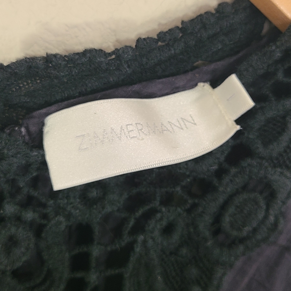 Zimmermann Charcoal Jumpsuit Whit A Bohemian Style. - Picture 4 of 4